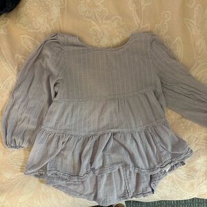 American Eagle Outfitters Soft Lavender Top